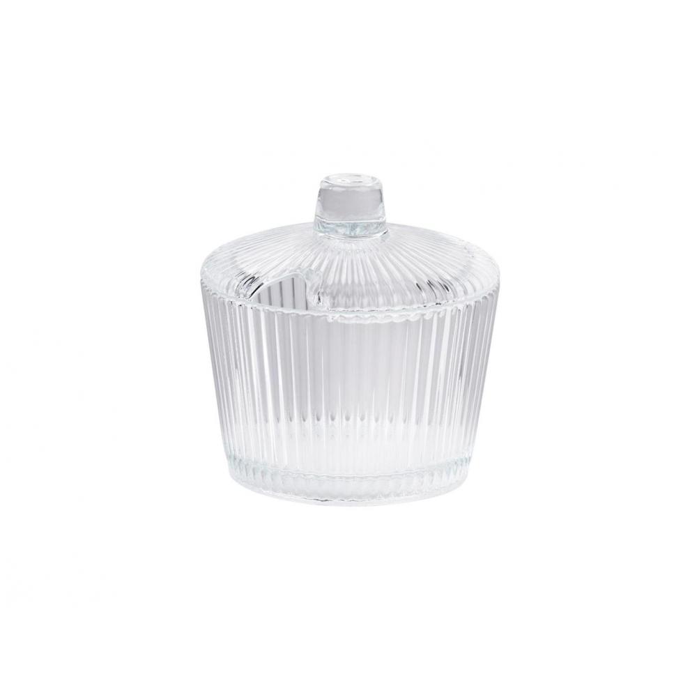 Ζαχαριέρα γυάλινη διάφανη 200ml/8,5x9,1cm Plastona 03.25944