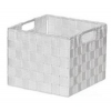 Κουτί αποθήκευσης Polyester λευκό 22X22X18cm Plastona 06.8412510003