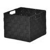 Καλάθι αποθήκευσης Polyester μαύρο 22X22X18cm Plastona 06.8412510303