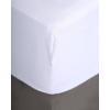 Microsilk Μονόχρωμο Σεντόνι με λάστιχο Oscar Μονή (100x200 32cm) Άσπρο Pennie 072229-01