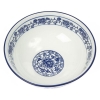 Artekko Floral Μπολ Σαλάτας Πορσελάνης Λευκό/Μπλε (16.5x16.5)cm Artekko 082-2202