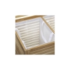 Καλάθι απλύτων μπάνιου bamboo  διπλό 60Χ40Χ58 Plastona 07.160823A