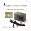 100Led-(IP44) Starter Set επεκτάσιμα σταθερά, διάφανο καλώδιο(5μ.) extra θερμό λευκό 300+500 Zaros 100L/ST-31V