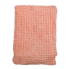 Ριχτάρι πικέ cotton, σε κοραλί χρ.,130x170cm Zaros XET-0706