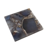 Artekko Agate Σουβέρ από Μαύρο Αχάτη (10x10x1.1)cm 4pcs Artekko 44887-BLAC