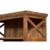 Artekko Attari Καφέ Βιβλιοθήκες από Ξύλο Teak (54x26x120)cm (72.5x33.5x150)cm (90x40x180)cm 3pcs Artekko 720-1218