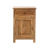 Artekko Attari Καφέ Κομοδίνο από Ξύλο Teak (45x32x66)cm Artekko 720-1229-LAP-RIGHT