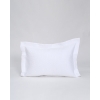 Ζακάρ Πικέ Μαξιλαροθήκη Oxford Augerinos 50x70 5cm Άσπρο Pennie 211901-02