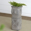 Artekko Totem Διακοσμητικό Γκρι Κασπώ από Μαγνήσιο (20x19x50)cm Artekko D77586-DS