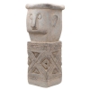 Artekko Totem Διακοσμητικό Γκρι Κασπώ από Μαγνήσιο (20x19x50)cm Artekko D77586-DS