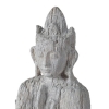 Artekko Buddha Διακοσμητικός πέτρινος εστεμένος Βούδας 15,5x8x23,5cm Artekko D8576