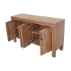 Artekko Veil Καφέ Μπουφές από Ξύλο Ακακίας (137.2x40.6x75.8)cm Artekko D8956