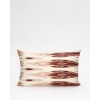 Διακοσμητική Μαξιλαροθήκη Αργαλειού Boho Ikat 35x60cm Καφέ Pennie 212043-02
