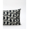 Διακοσμητική Μαξιλαροθήκη Αργαλειού Boho Ikat 35x60cm Μαύρο Pennie 212043-03