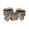 Καλάθι αποθήκευσης Polyester μπεζ 20X16X10cm Plastona 06.8412516504