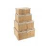 Καλάθι bamboo φυσικό χρ. 30X24X15cm Plastona 06.8419419502