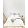 Microsilk Λευκό Κουβερλί Oscar III σε 2 Διαστάσεις Μονή (160x240cm) Άσπρο Pennie 720371-02