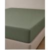 Microsilk Μονόχρωμο Σεντόνι με Λάστιχο Oscar 6 Αποχρώσεις Μονή (100x200+40cm) Χακί Pennie 072229-30