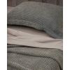 3D Βαμβακερή Prewashed Μαύρη Oxford Μαξιλαροθήκη Taline 45x45 5cm Μαύρο Pennie 212545-12