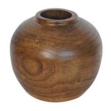 Βάζο mango καφέ vintage Φ22Η18,5cm