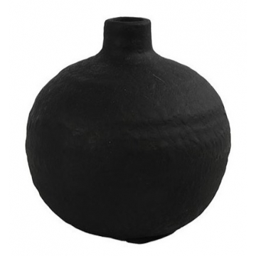 Βάζο / μπουκάλι κεραμ.μαύρο 11,5X11,5