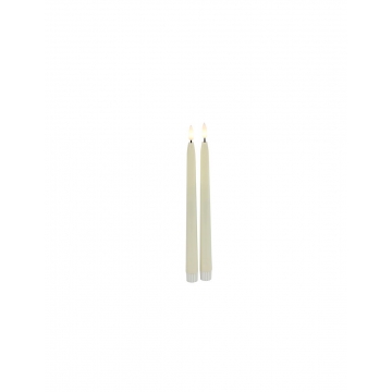 Κερί κηροπηγίου LED/Remote Ctr/Timer 2,2Χ28 λευκό σ/2