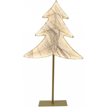 Δέντρο Χριστουγ. Χρυσό μεταλλ.192LED/240V/6W 41x11x73cm