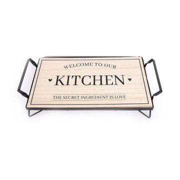 Δίσκος σε βάση ξύλινος KITCHEN
