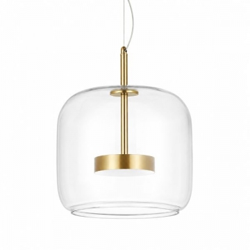 Artekko Rune Διάφανο Μονόφωτο Φωτιστικό Οροφής LED (26x26x25)cm