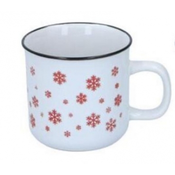 Κούπα κεραμ.Christmas 2σχ. Φ9,7 Η13cm/450ml