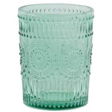 Ποτήρι νερού πράσινο s/4 κλασικό 240ml/7,8x10cm