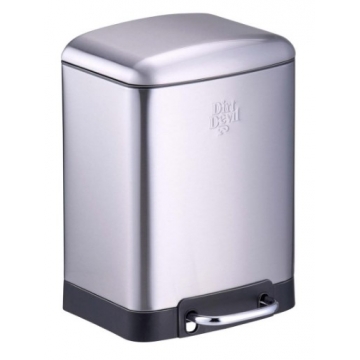 Κάδος απορριμάτων ασημί soft close 6L/22,5 x 20,7 x 32 cm