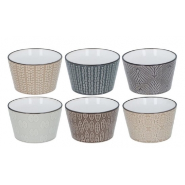 Μπώλ κεραμικο 6χρώματα 520ml/13 x 8,3 cm