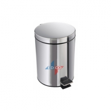 Κάδος αποριμάτων πεντάλ ανοξ. inox 5lt.