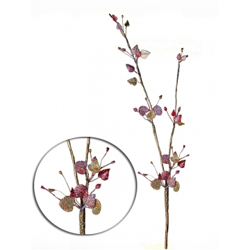 Κλαρί Berries Ροζ/Χρυσό 70cm