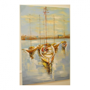 Καμβάς ελαιογραφία 80Χ120εκ.BOATS
