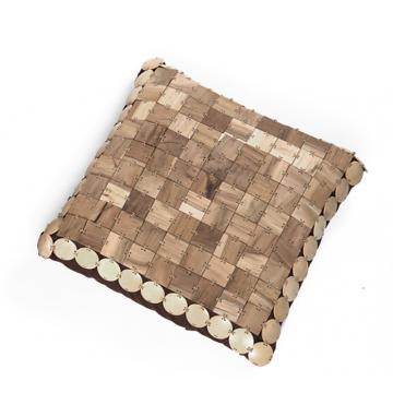 Μαξιλάρι με chips από Teak & Καρύδα 45x45cm