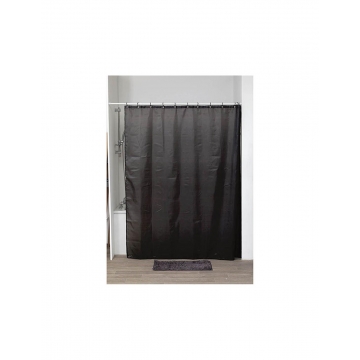 Κουρτίνα μπάνιου polyester BLACK 180Χ200