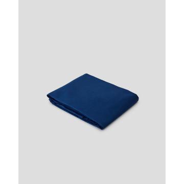 Βαμβακερό Blue Navy Σεντόνι με Λάστιχο Zonar Υπέρδιπλη (160x200+35cm) Μπλε Navy
