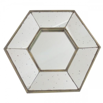 Artekko Dorthea MDF Πολυγωνικός Καθρέπτης Τοίχου