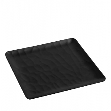 BLACK  ΠΙΑΤΟ ΡΗΧΟ ΤΕΤΡΑΓ. 26ΕΚ WAVY MATTE ΜΕΛΑΜΙΝΗΣ  (smA)