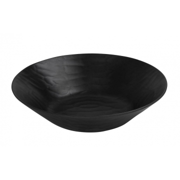 BLACK ΜΠΩΛ ΣΤΡΟΓΓ. 34ΕΚ WAVY MATTE ΜΕΛΑΜΙΝΗΣ  (smA)