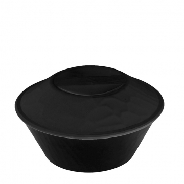 BLACK ΜΠΩΛ ΣΤΡΟΓΓ. 22Χ22Χ9ΕΚ WAVY MATTE ΜΕΛΑΜΙΝΗΣ