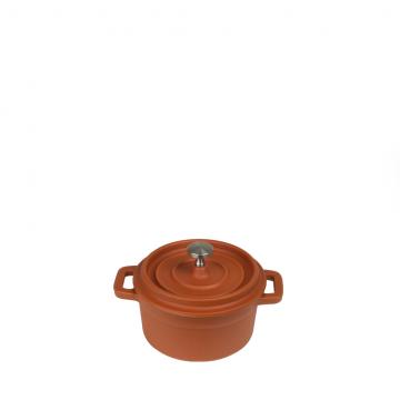 VOLCANO ΚΑΤΣΑΡΟΛΑΚΙ CAST-IRON ΚΕΡΑΜΙΔΙ ΜΕ ENAMEL 250ML 10ΕΚ.