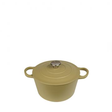 VOLCANO ΚΑΤΣΑΡΟΛΑ CAST-IRON ΧΑΚΙ ΜΕ ENAMEL 3800ML 23ΕΚ.