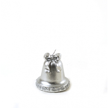 Κερί Καμπάνα 7,5cm Ασημί 