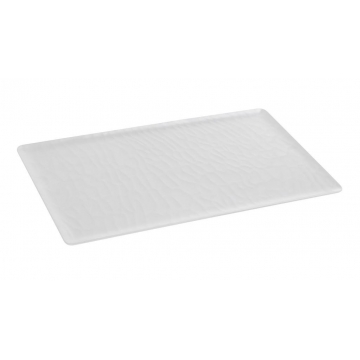 WHITE ΔΙΣΚΟΣ ΜΠΟΥΦΕ GN1/1 53Χ32,5ΕΚ WAVY MATTE ΜΕΛΑΜΙΝΗΣ