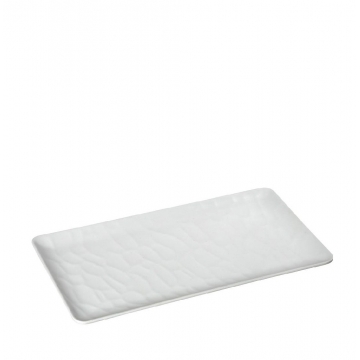 WHITE ΔΙΣΚΟΣ ΜΠΟΥΦΕ GN1/3 32,5Χ17,6ΕΚ WAVY MATTE ΜΕΛΑΜΙΝΗΣ