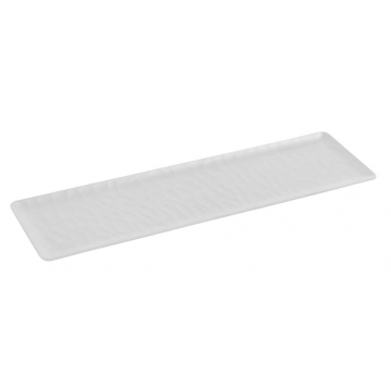WHITE ΔΙΣΚΟΣ ΜΠΟΥΦΕ GN2/4 53Χ16,2ΕΚ WAVY MATTE ΜΕΛΑΜΙΝΗΣ