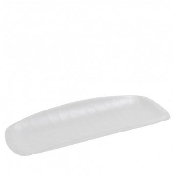 WHITE ΓΟΝΔΟΛΑ ΟΡΘ. 40,5Χ16,5ΕΚ WAVY MATTE ΜΕΛΑΜΙΝΗΣ